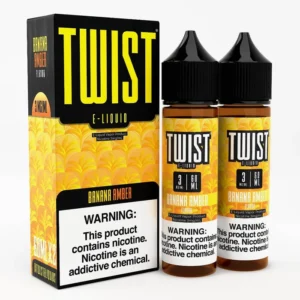 TWIST ELIQUID 6MG-BANANA AMBER
